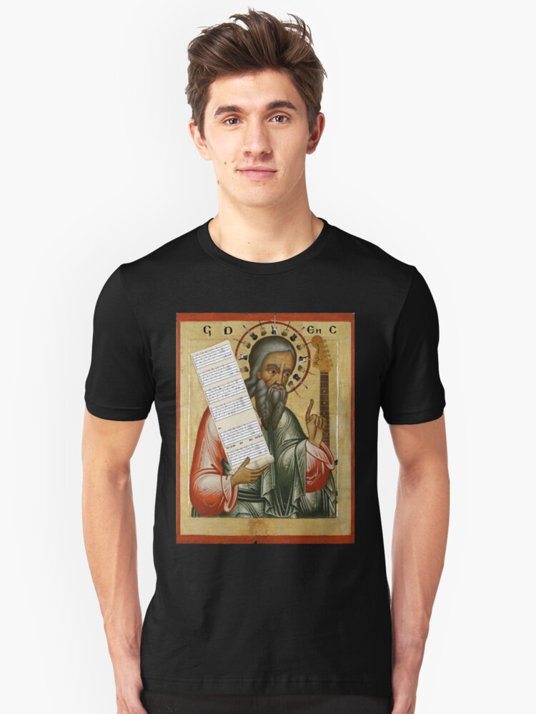 Alternate view of Ezekiel Brings us Guitar Slim Fit T-Shirt