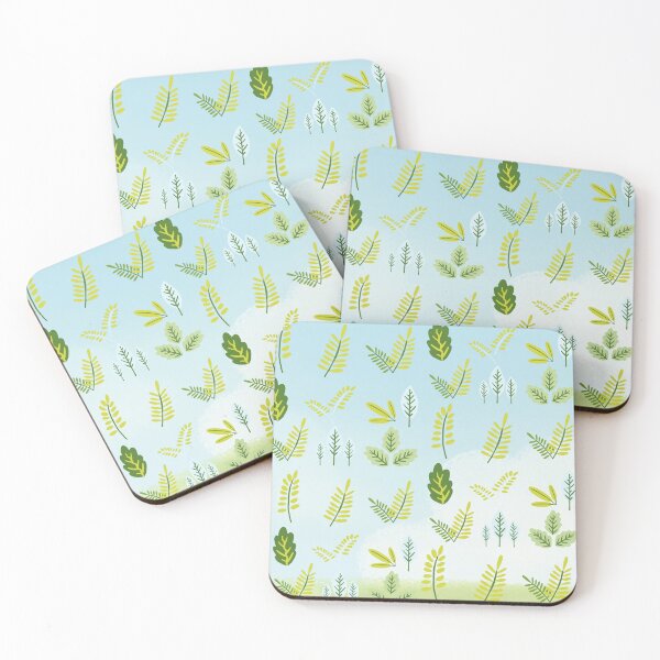 Item preview, a green leaf pattern designed and sold by zzzozzo.