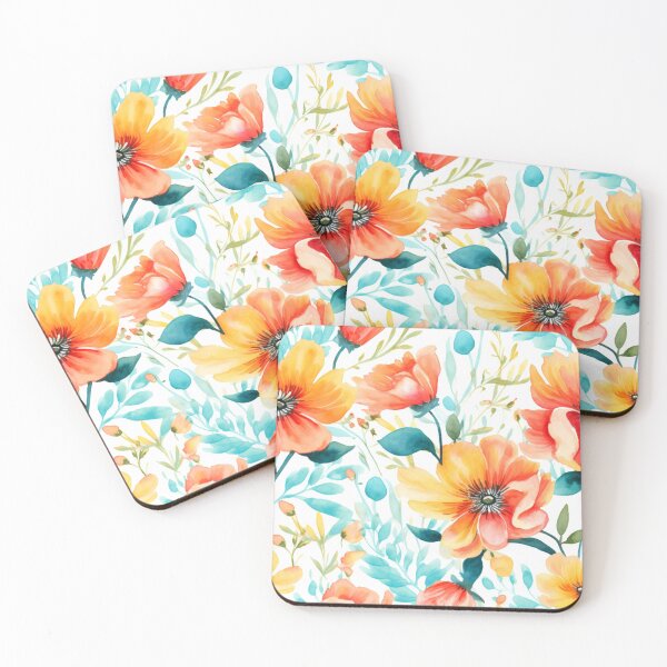 Item preview, Blooms in Watercolor: Floral Pattern Artistry 04 designed and sold by ColorCrafters.