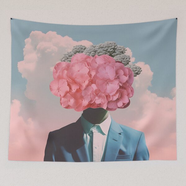 Item preview, Floral Intellect: Blooming Mind Surrealism designed and sold by VectorPlace.