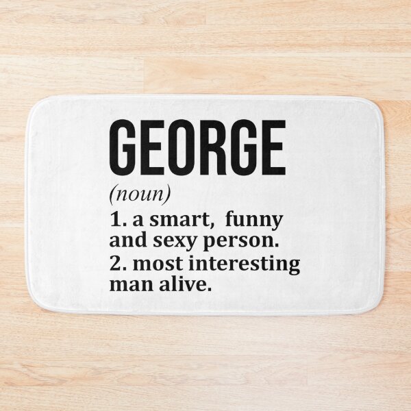 Item preview, George Name Definition designed and sold by XCIV.