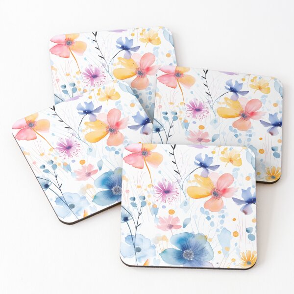 Item preview, Blooms in Watercolor: Floral Pattern Artistry 012 designed and sold by ColorCrafters.