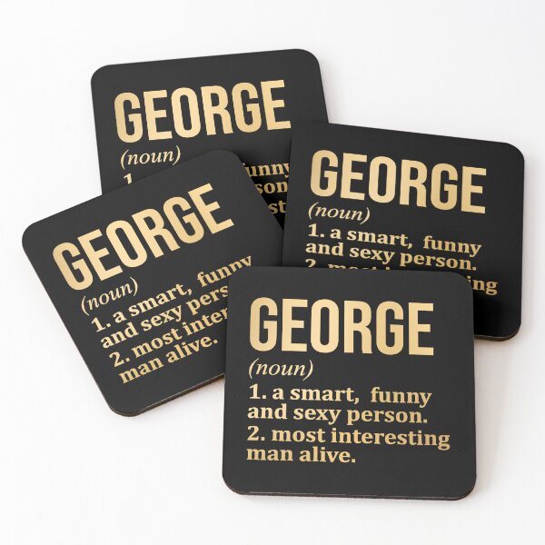 Item preview, George Name Definition in Gold designed and sold by XCIV.