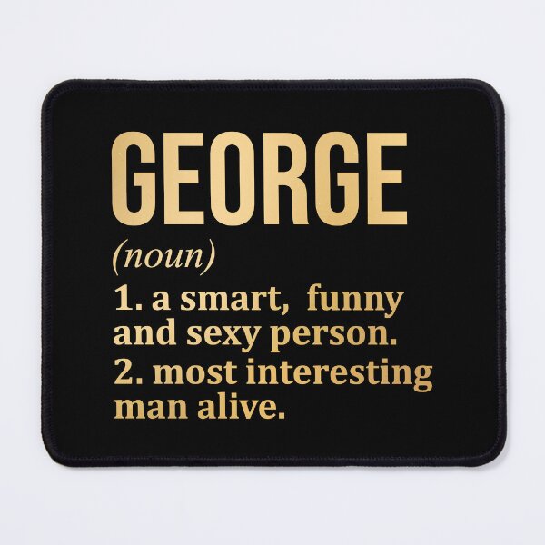 Item preview, George Name Definition in Gold designed and sold by XCIV.