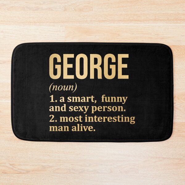 Item preview, George Name Definition in Gold designed and sold by XCIV.