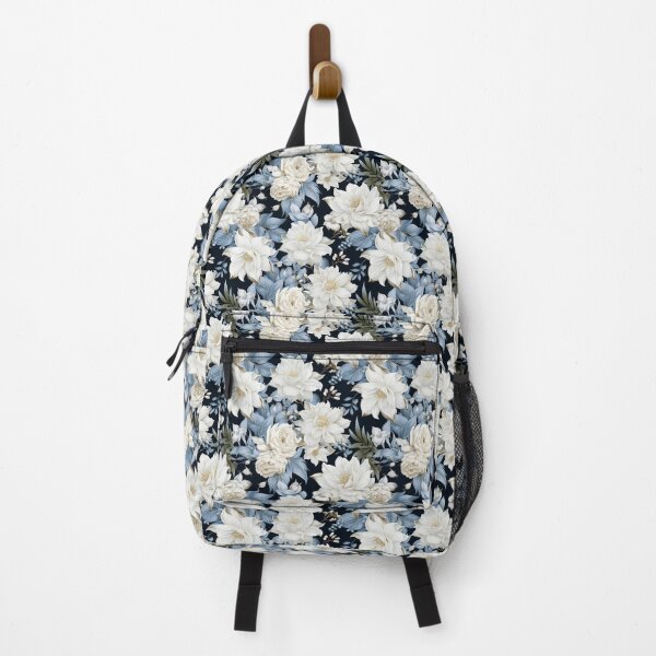 Item preview, Winter Floral Elegance: White Rose Pattern designed and sold by BloomPattern.