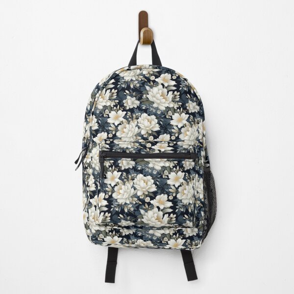 Item preview, Tranquil Winter Garden: Floral Snowflake Pattern designed and sold by BloomPattern.