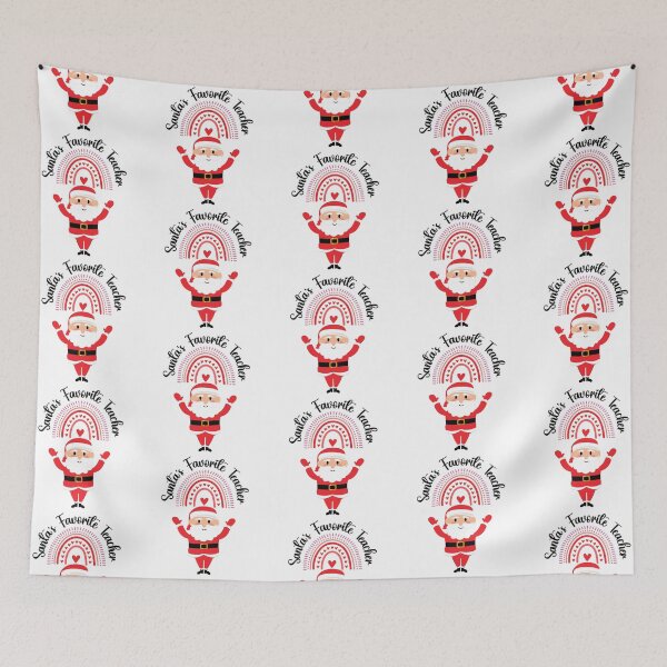 Item preview, Santa’s Favorite Teacher,Christmas Teacher  designed and sold by BotunPeony.