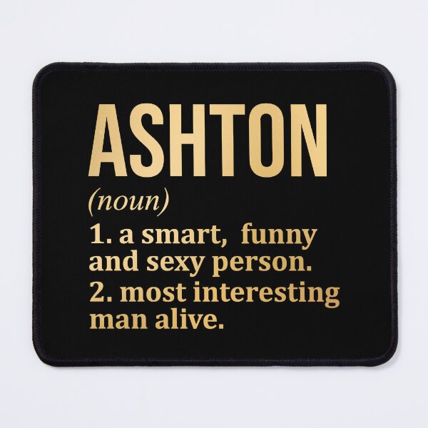 Item preview, Ashton Name Definition in Gold designed and sold by XCIV.