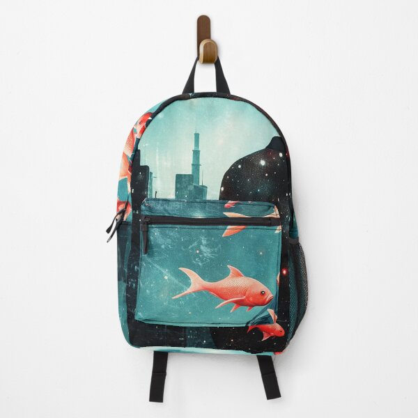 Vista previa del artículo con la obra «Es un mundo a pescado», diseñado y vendido por Paula Belle Flores.
