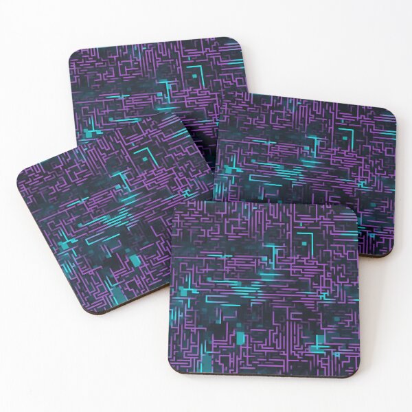 Item preview, Digital Code Abstract Pattern designed and sold by SideSignal.