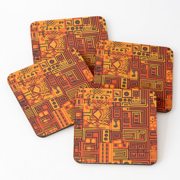 Item preview, Digital Code Abstract Pattern designed and sold by SideSignal.