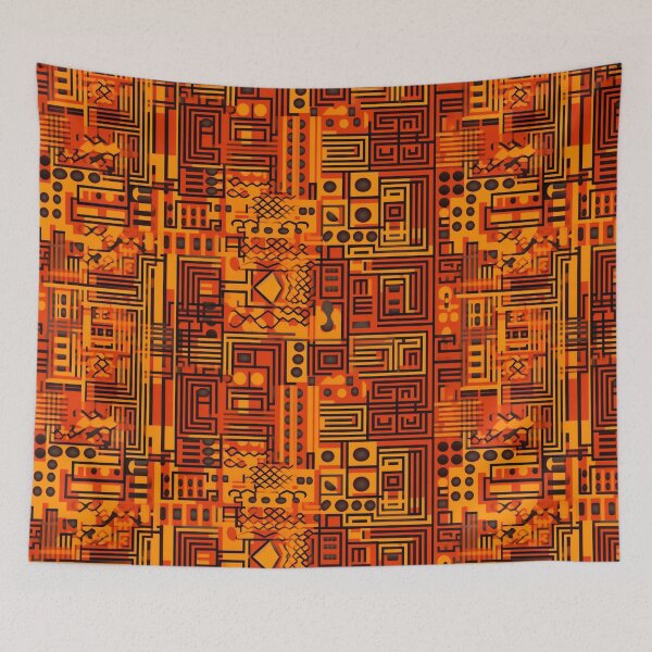 Item preview, Digital Code Abstract Pattern designed and sold by SideSignal.