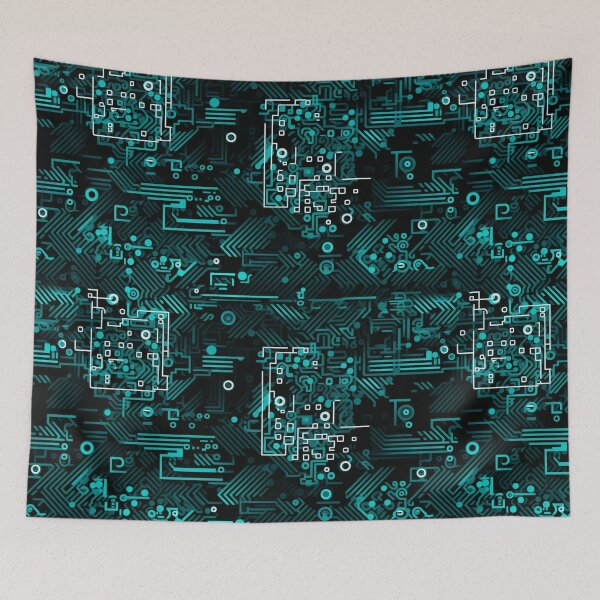 Item preview, Digital Code Abstract Pattern designed and sold by SideSignal.