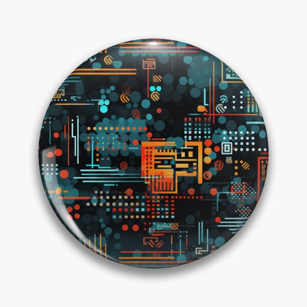 Item preview, Digital Code Abstract Pattern designed and sold by SideSignal.