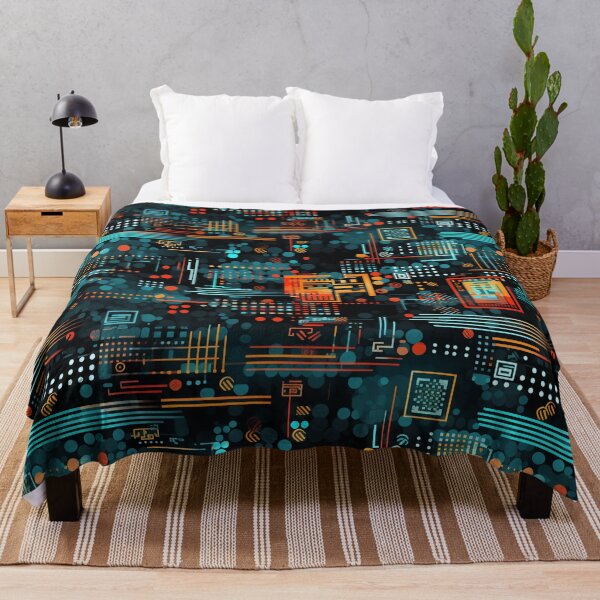 Item preview, Digital Code Abstract Pattern designed and sold by SideSignal.