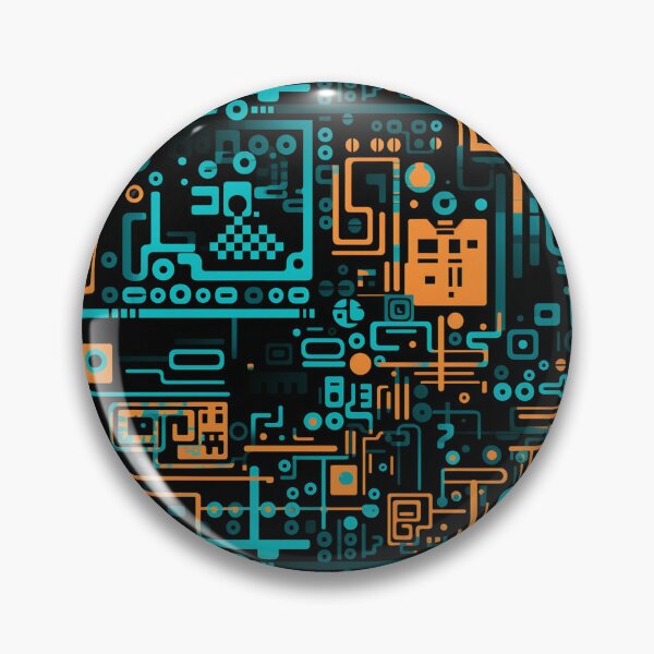Item preview, Digital Code Abstract Pattern designed and sold by SideSignal.
