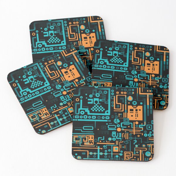 Item preview, Digital Code Abstract Pattern designed and sold by SideSignal.