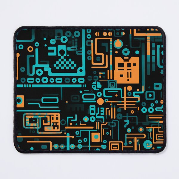Item preview, Digital Code Abstract Pattern designed and sold by SideSignal.