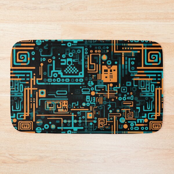 Item preview, Digital Code Abstract Pattern designed and sold by SideSignal.
