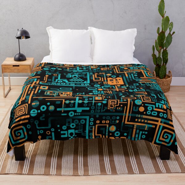 Item preview, Digital Code Abstract Pattern designed and sold by SideSignal.