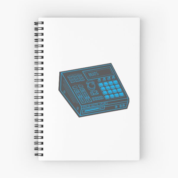 Item preview, Y2K Music Production – MPC Design (Vivid Cerulean Lines + Arsenic Drop Shadow) Analog / Music designed and sold by analogdigitalvz.