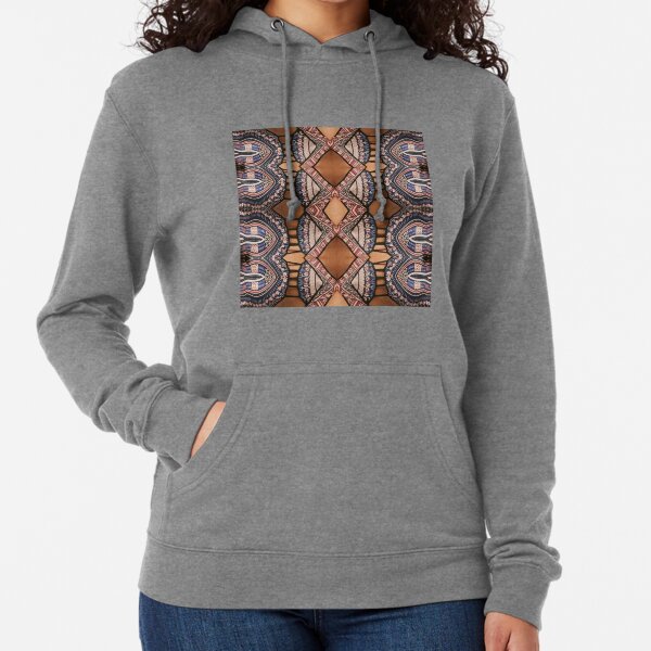  Pattern, tracery, weave, figure, structure, framework, composition, frame, texture Lightweight Hoodie