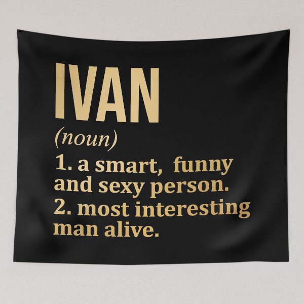 Item preview, Ivan Name Definition in Gold designed and sold by XCIV.