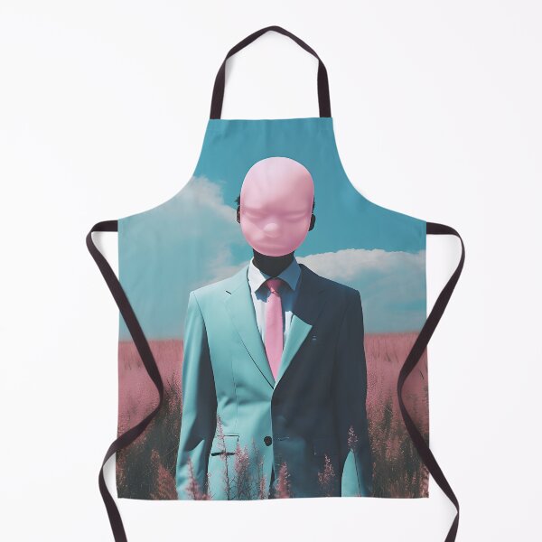 Item preview, Surreal Solitude: Monochrome Head in Fields designed and sold by VectorPlace.