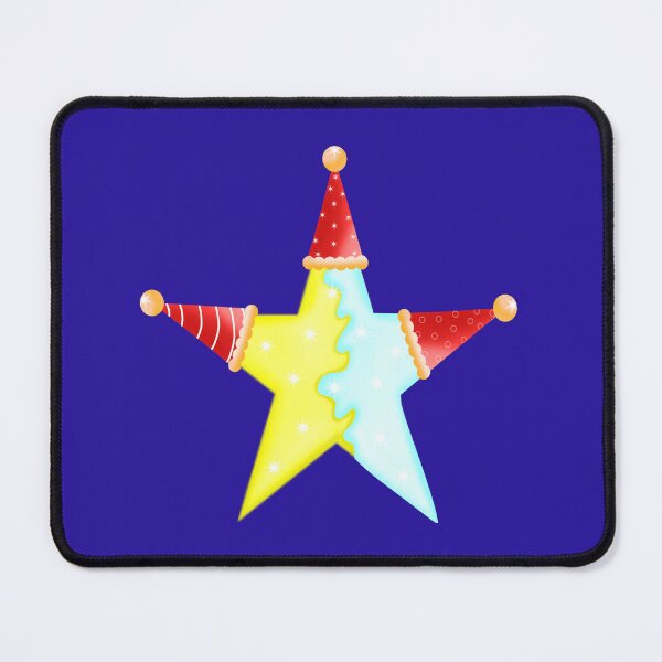 Item preview, Cute christmas star with santa hat. designed and sold by Onanong2531.