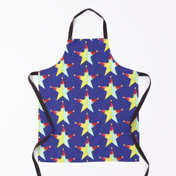 Item preview, Cute christmas star with santa hat. designed and sold by Onanong2531.