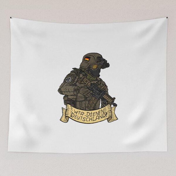 Item preview, German bundeswehr soldier, armed forces of germany. with motto designed and sold by lalimtiffinyus.