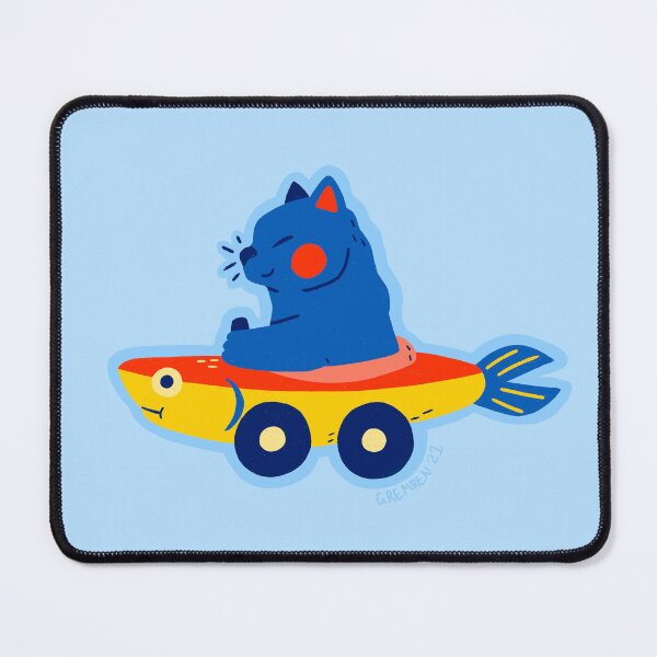 Item preview, Car Creature - Anchovy Car & Cat (Alt Colours) designed and sold by Gremren.