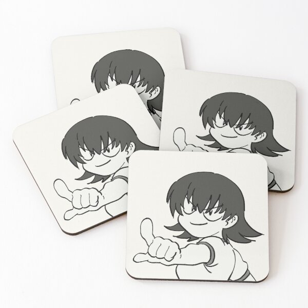 Item preview, I draw smug tomo pointing / funny azumanga daioh meme designed and sold by RansRoom.