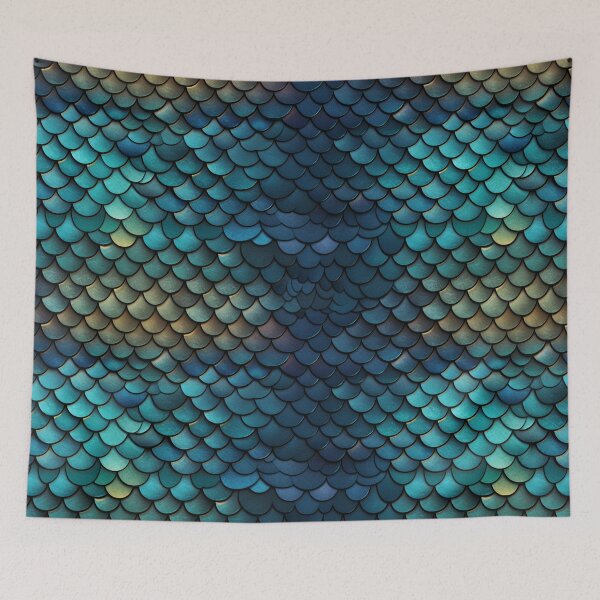Item preview, Fishscales Pattern designed and sold by SideSignal.