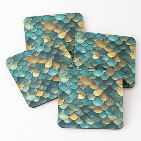 Item preview, Fishscales Pattern designed and sold by SideSignal.