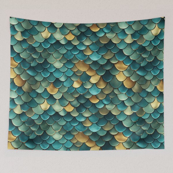 Item preview, Fishscales Pattern designed and sold by SideSignal.