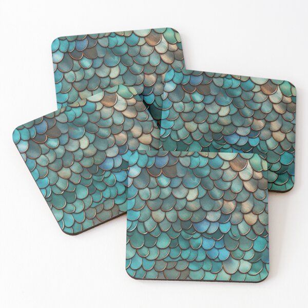 Item preview, Fishscales Pattern designed and sold by SideSignal.