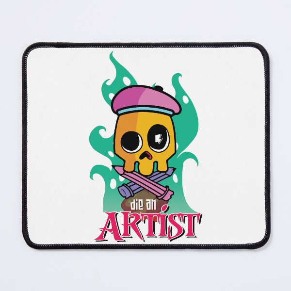 Item preview, artist, die, death, deathofartist, art, respect, pencils, sketch, artiststicker, designed and sold by Designstation74.