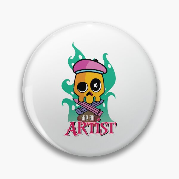 Item preview, artist, die, death, deathofartist, art, respect, pencils, sketch, artiststicker,  designed and sold by Designstation74.