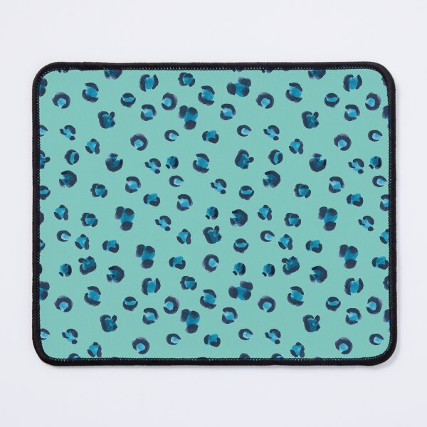 Item preview, Blue and Turquoise Leopard Print designed and sold by FuriByDesign.