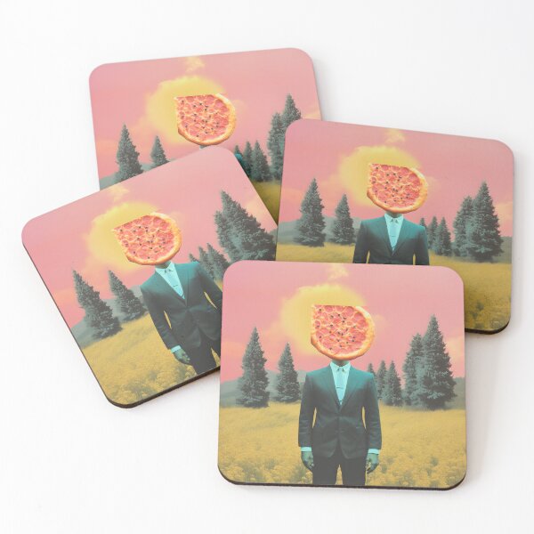 Item preview, Pizza Thoughts: Surreal Pizza Sunset designed and sold by VectorPlace.