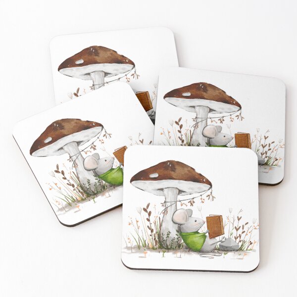 Item preview, Cute mouse is reading books lover designed and sold by Anya Illustration Studio.