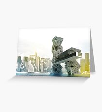 COLOURFUL PERSPECTIVE RENDER Greeting Card