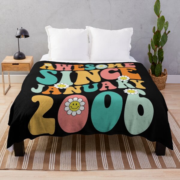 Item preview, Awesome Since January 2006 | Made In 2006 | Retro Groovy Birthday designed and sold by Christina-grich.