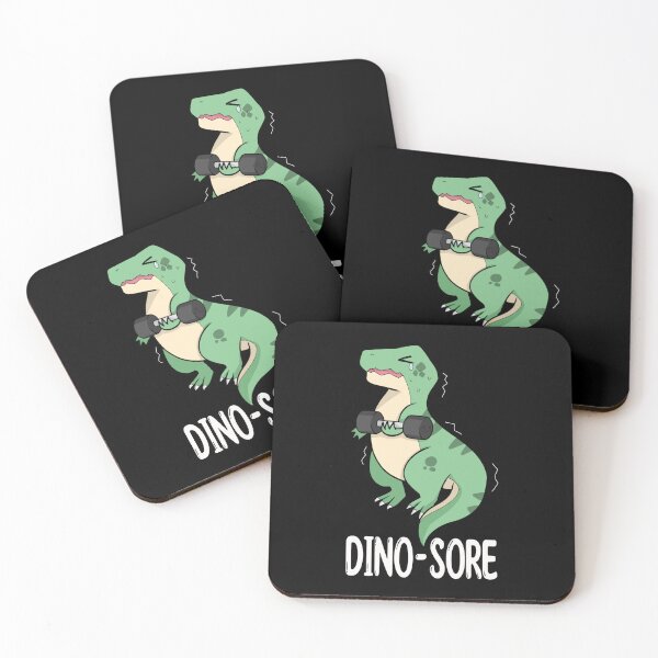 Item preview, Funny Dinosaur Gym Workout Dino-Sore designed and sold by PunPartners.