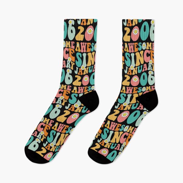 Item preview, Awesome Since January 2006 | Made In 2006 | Retro Groovy Birthday designed and sold by Christina-grich.