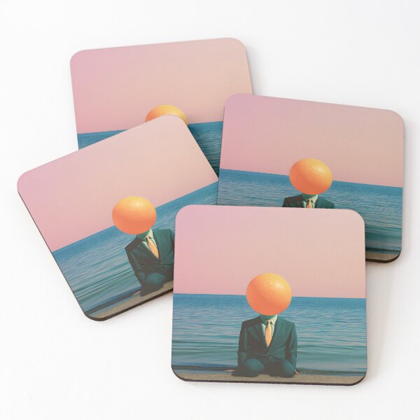 Item preview, Meditative Citrus: Surreal Orange Sunrise designed and sold by VectorPlace.