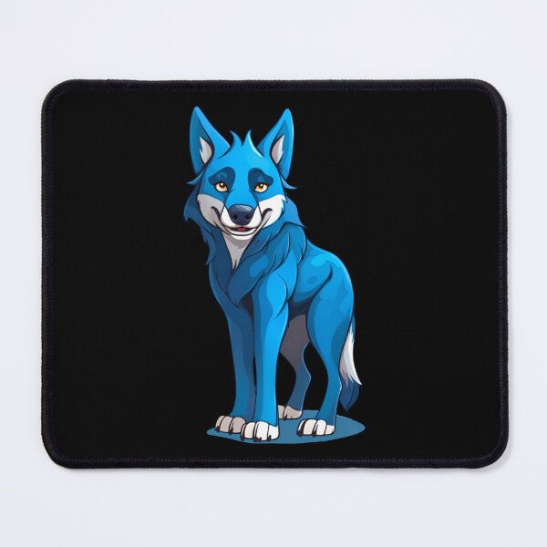 Item preview, blue wolf designed and sold by KorArtStudio.