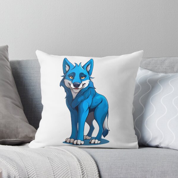 Item preview, blue wolf designed and sold by KorArtStudio.